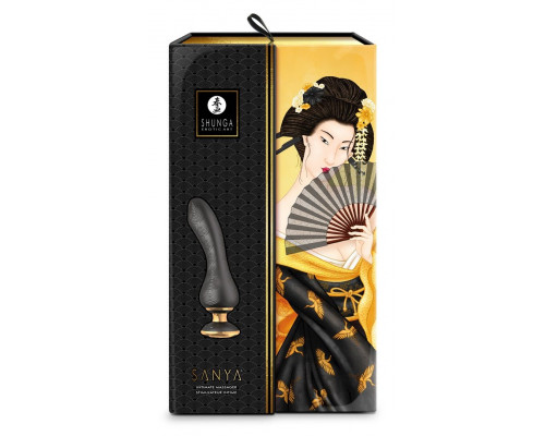 Заказать Черный вибростимулятор SANYA - 18,5 см.