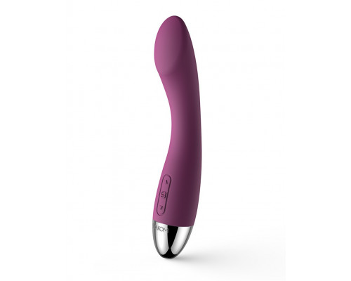 Заказать Фиолетовый изогнутый вибратор Amy - 17 см.