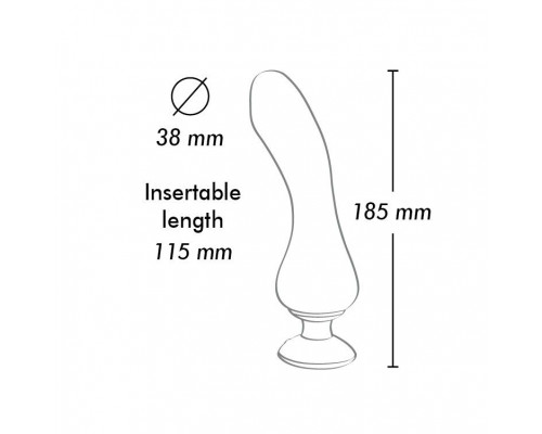 Заказать Черный вибростимулятор SANYA - 18,5 см.