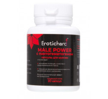 Капсулы для мужчин Erotichard male power с пантогематогеном - 20 капсул (0,370 гр.)