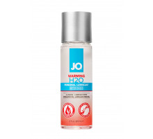 Возбуждающий лубрикант на водной основе JO Personal Lubricant H2O Warming - 60 мл.