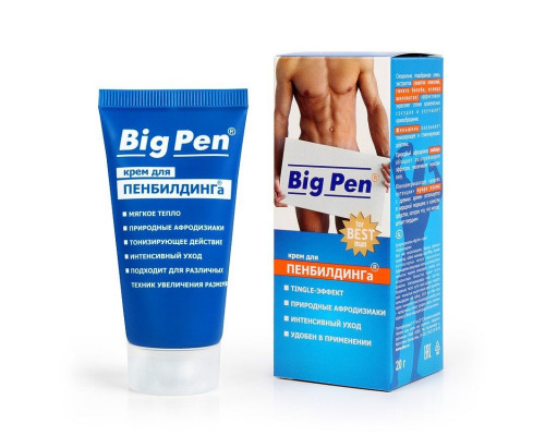 Заказать Крем Big Pen для увеличения полового члена - 20 гр.