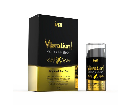 Заказать Жидкий интимный гель с эффектом вибрации Vibration! Vodka Energy - 15 мл.
