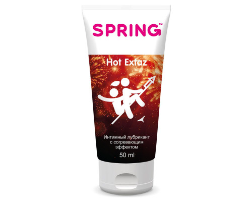Заказать Согревающий интимный лубрикант Spring Hot Extaz - 50 мл.