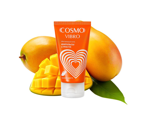 Заказать Возбуждающий интимный гель Cosmo Vibro с ароматом манго - 50 гр.
