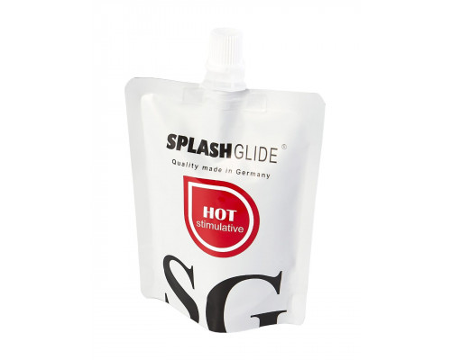 Заказать Возбуждающий лубрикант на водной основе Splashglide Hot Stimulative - 100 мл.