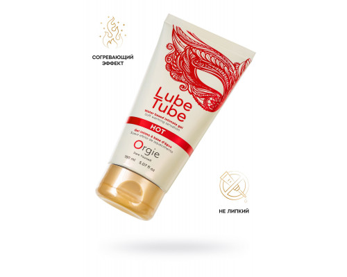 Заказать Интимный гель на водной основе Lube Tube Hot с разогревающим эффектом - 150 мл. Заказать Интимный гель на водной основе Lube Tube Hot с разогревающим эффектом - 150 мл.