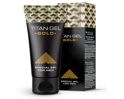 Заказать Гель для увеличения члена Titan Gel Gold Tantra - 50 мл.