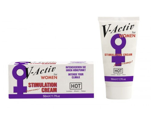Заказать Стимулирующий крем для женщин V-activ - 50 мл.