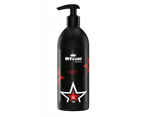 Заказать Разогревающий лубрикант на водной основе MyLube HOT - 500 мл.