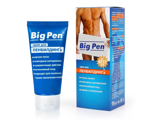 Заказать Крем Big Pen для увеличения полового члена - 50 гр.
