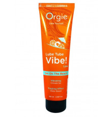 Гель с эффектом вибрации Lube Tube Vibe Low Sex On The Beach - 100 мл.