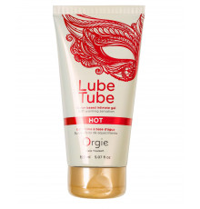 Интимный гель на водной основе Lube Tube Hot с разогревающим эффектом - 150 мл.