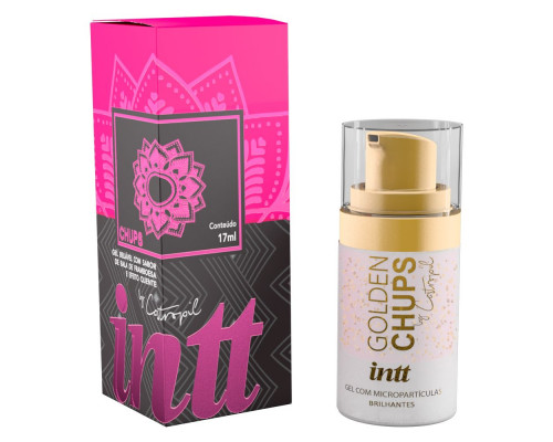 Заказать Возбуждающий гель Golden Chups с малиновым ароматом - 17 мл.