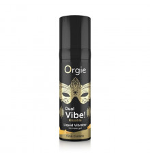 Съедобный гель Dual Vibe Pina Colada с эффектом вибрации и вкусом коктейля пина колада - 15 мл.