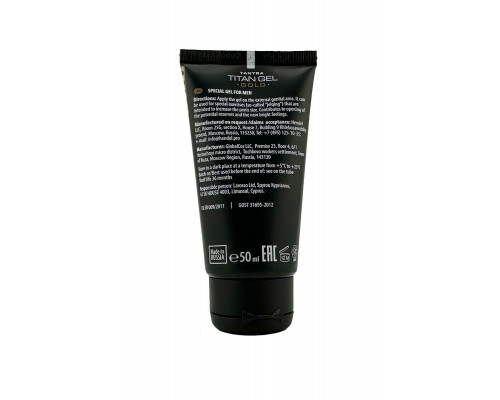 Заказать Гель для увеличения члена Titan Gel Gold Tantra - 50 мл.