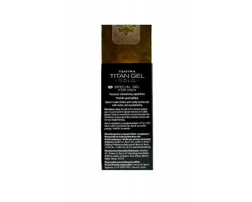 Заказать Гель для увеличения члена Titan Gel Gold Tantra - 50 мл.