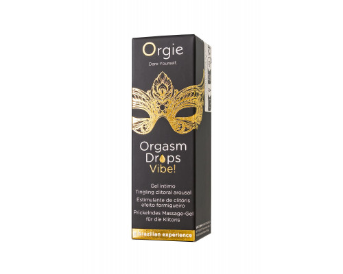 Заказать Возбуждающий гель для клитора ORGIE Orgasm Drops Vibe - 15 мл. Заказать Возбуждающий гель для клитора ORGIE Orgasm Drops Vibe - 15 мл.