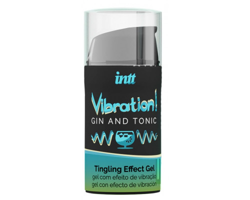 Заказать Жидкий интимный гель с эффектом вибрации Vibration! Gin   Tonic - 15 мл.