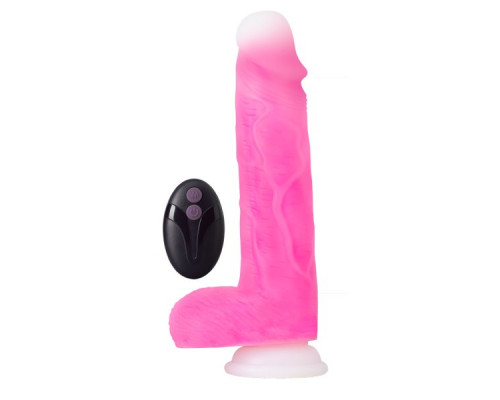 Заказать Розовый ротатор-реалистик Roxy 8 Inch Gyrating Dildo - 21,6 см.