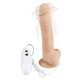 Заказать Телесный вибратор-ротатор на присоске Cesar Vibrator Rotator - 17,5 см.