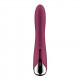 Заказать Малиновый вибратор-ротатор Spinning Vibe 1 - 18 см.