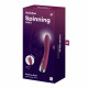 Заказать Малиновый вибратор-ротатор Spinning Vibe 1 - 18 см.