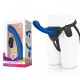 Заказать Синяя насадка Remote Control P-Spot G-Spot с черными трусиками - 20 см.