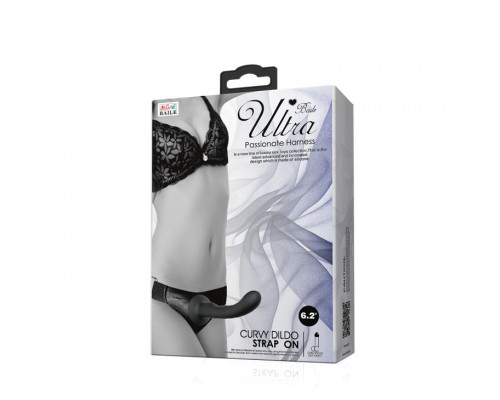 Заказать Страпон с изогнутой головкой Ultra Harness Curvy Dildo - 15,8 см. Заказать Страпон с изогнутой головкой Ultra Harness Curvy Dildo - 15,8 см.