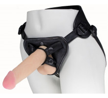 Пояс харнесс BEST UNI strap с 2 насадками - 18 и 22 см.