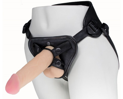 Заказать Пояс харнесс BEST UNI strap с 2 насадками - 18 и 22 см.