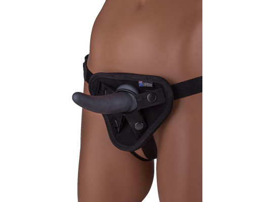 Заказать Страпон-унисекс с двумя насадками UNI strap 7  Harness - 19 и 12 см.