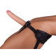 Заказать Насадка-фаллоимитатор на кожаных трусиках Harness Ultra Realistic 7  - 18 см.