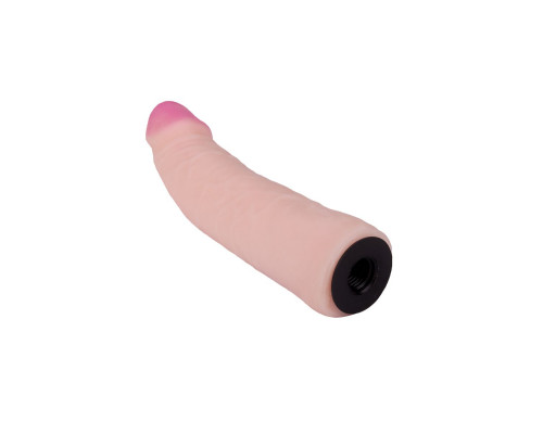 Заказать Пояс-трусики с 2 насадками Exotic-Alice - 18 и 10,5 см.