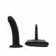 Заказать Страпон на эластичных ремнях Ultra Harness Les Dildo - 15 см.