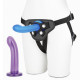 Заказать Страпон унисекс Beginners Strap-On с 2 насадками - 15 и 13 см.