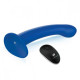 Заказать Синяя насадка Remote Control P-Spot G-Spot с черными трусиками - 20 см.