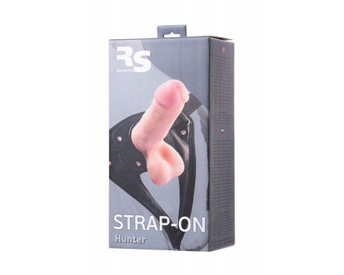 Заказать Телесный страпон на трусиках Realstick Hunter - 14,5 см.