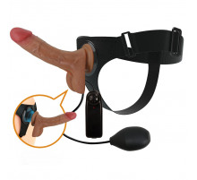 Женский страпон с вибрацией и эффектом эякуляции Oher