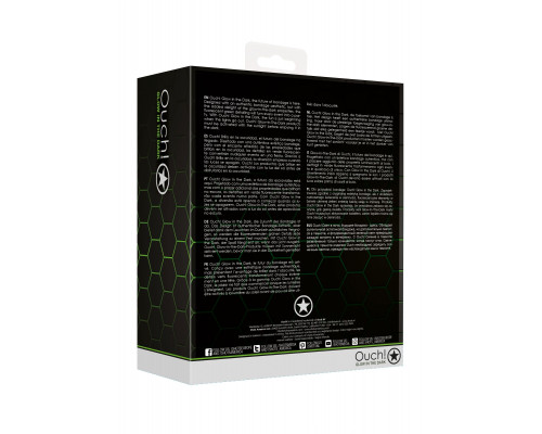 Заказать Люминесцентный страпон с креплением на ногу