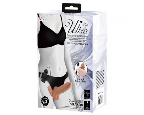 Заказать Страпон с вагинальной пробкой и вибрацией Ultra Passionate Harness - 16 см. Заказать Страпон с вагинальной пробкой и вибрацией Ultra Passionate Harness - 16 см.