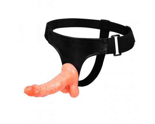 Заказать Реалистичный страпон на ремешках - 15,5 см.