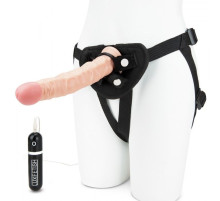 Регулируемые трусики с вибрирующей насадкой - 21 см.