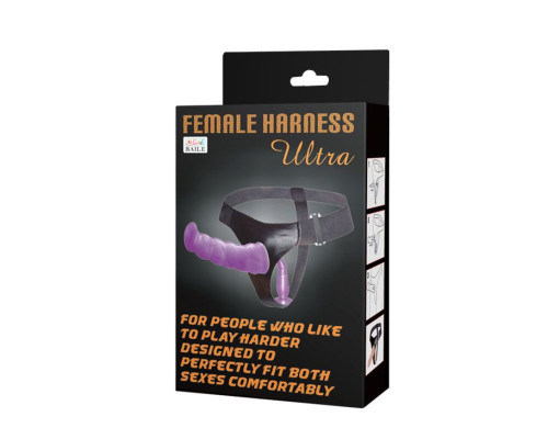 Заказать Фиолетовый стапон с двумя насадками - 18 см.