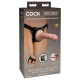 Заказать Страпон с телесной насадкой на присоске Beginner s Silicone Body Dock Kit - 14 см.