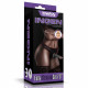 Заказать Женский темнокожий страпон Easy Strapon Set 7 Inch - 18 см.
